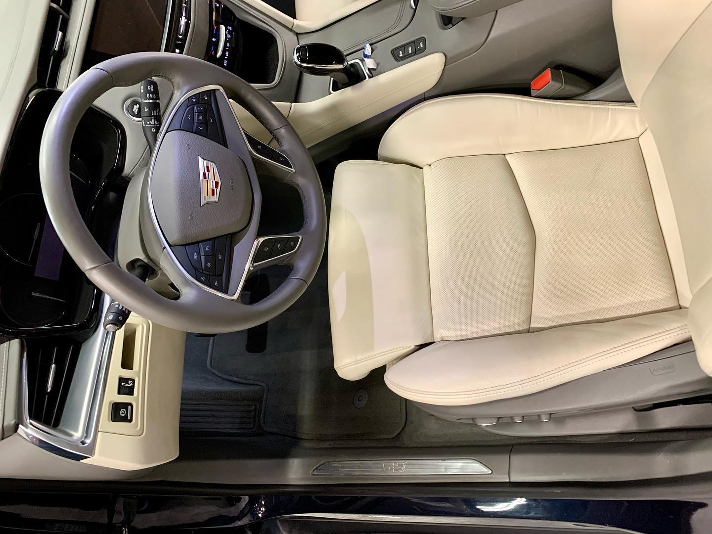 Cadillac with Leather Ceramic Coating